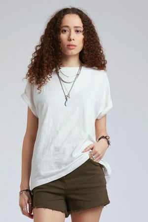 Sunrise Organic Cotton Tee in Off White