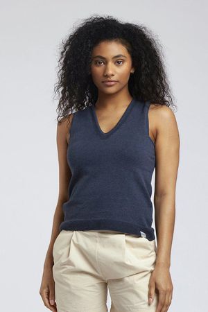 Ubud Organic Cotton Top in Ink