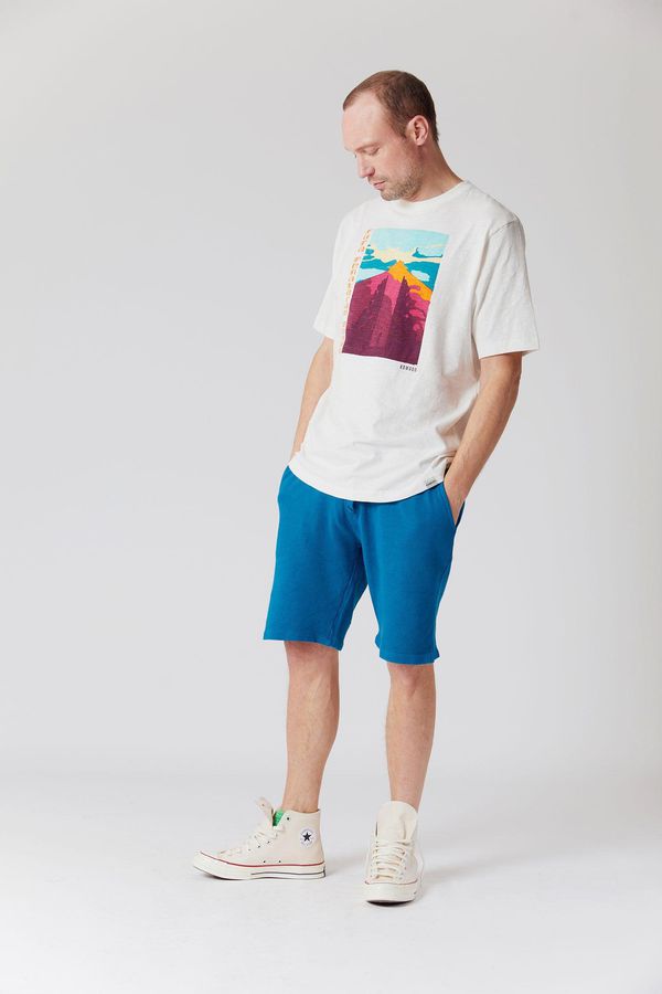 image of Flip Organic Cotton Short in Teal Blue