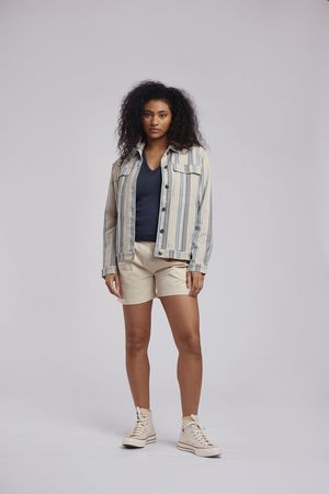 Muni Organic Cotton Short in Pebble