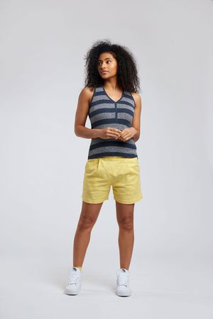 Muni Organic Linen Short in Straw