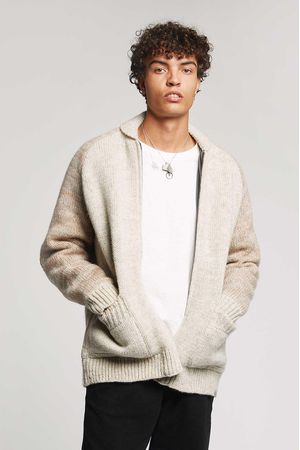 Tundra Lambswool Jacket in Oatmeal