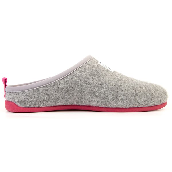 image of Slippers in Grey and Magenta