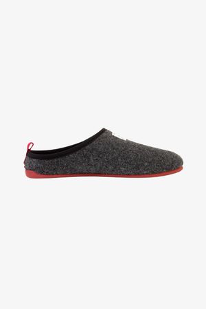 Slippers in Black and Burgundy