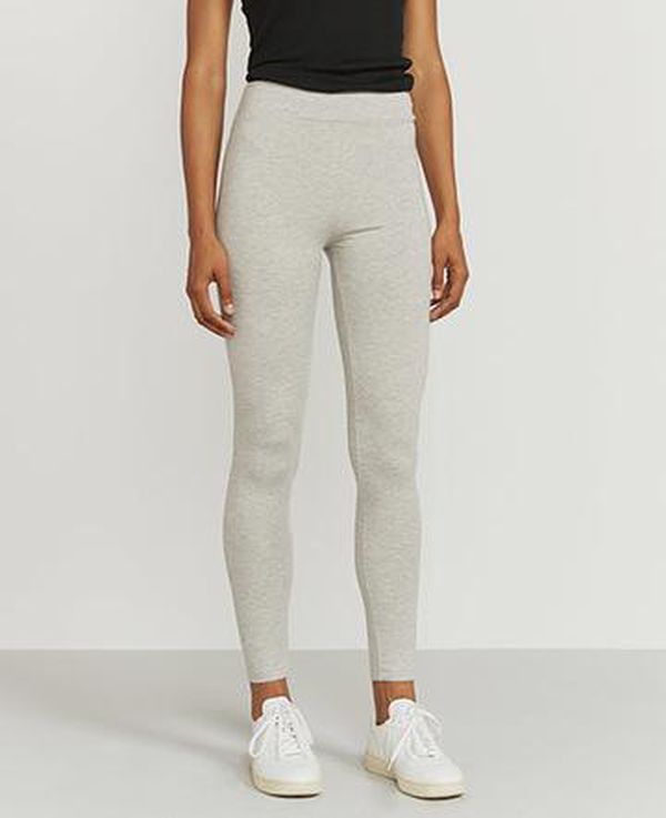 image of Tencel Full Length Leggings in Grey Marl