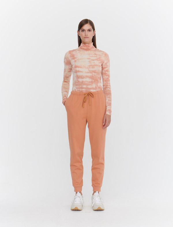 image of Heavy Organic Cotton Slim Jogger in Caramel