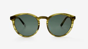 Darya in Striped Khaki Tortoiseshell