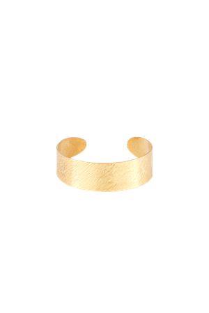 Brushed Cuff In Brass