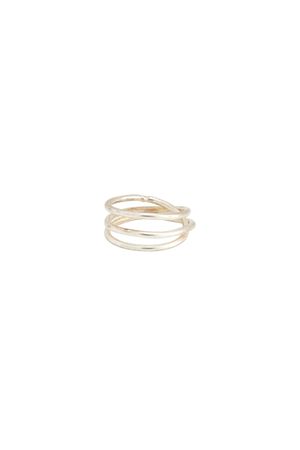 Coil Ring In Silver