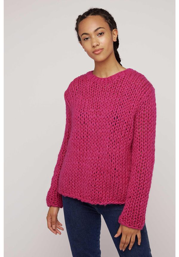 image of Lucia Chunky Knit Jumper Pink