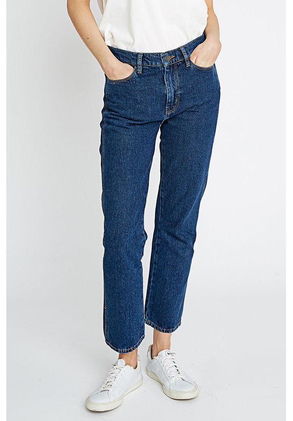 image of Cecile Straight Leg Jeans Blue