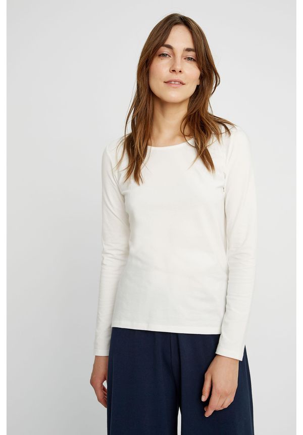 image of Fallon Long Sleeve Top In White