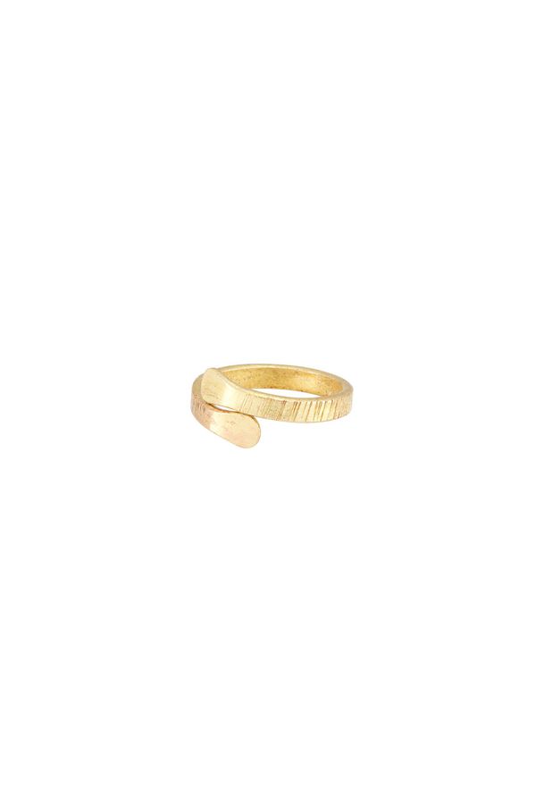 image of Hug Ring In Brass