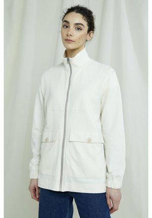 Aisha Fleece Top in Cream