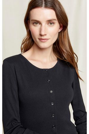 Edie Rib Top in Black