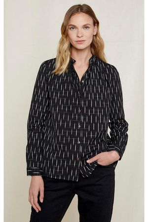Kiara Ikat Shirt in Black