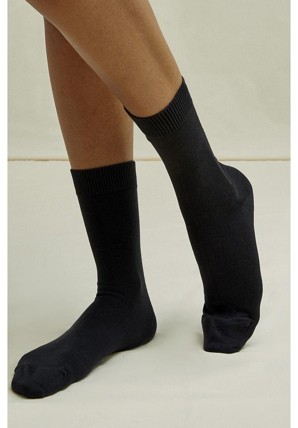 image of Organic Cotton Socks in Black