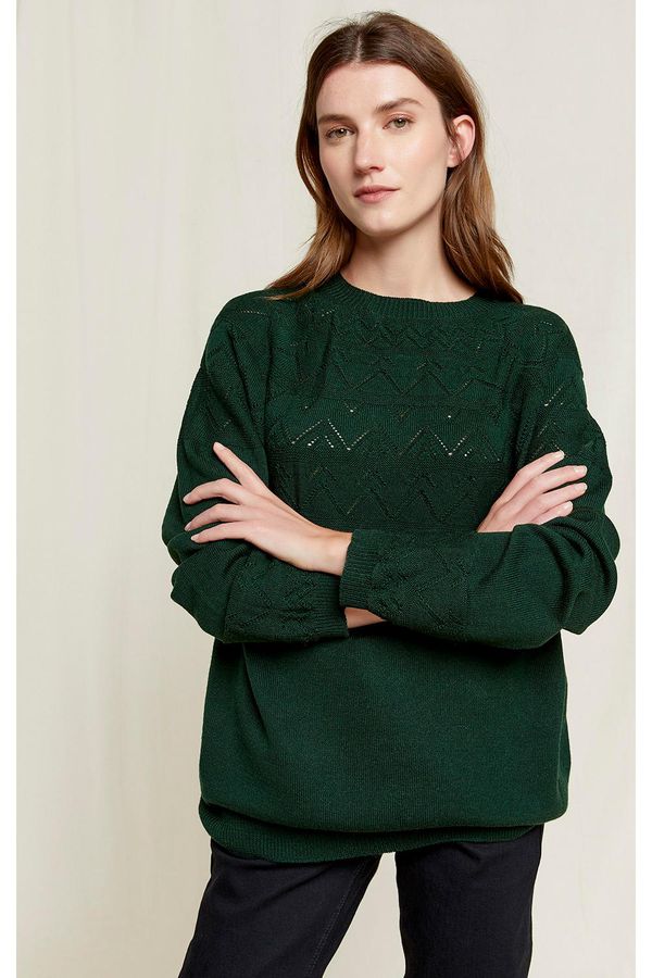 image of Penelope Merino Jumper in Green