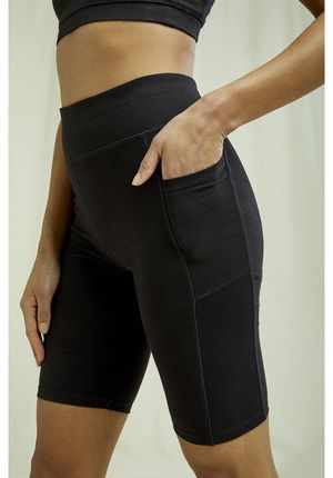 Pocket Cycling Shorts in Black