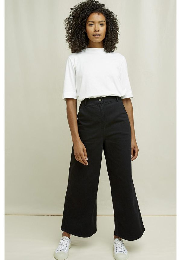 image of Rochelle Wide Leg Trousers in Black