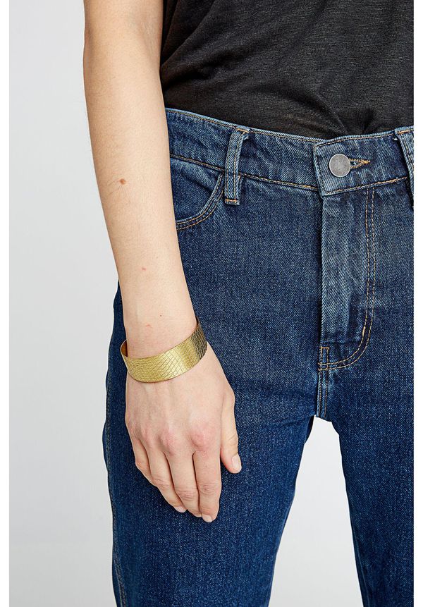 image of Textured Cuff in Brass