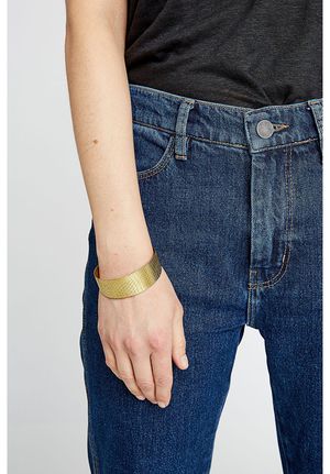 Textured Cuff in Brass