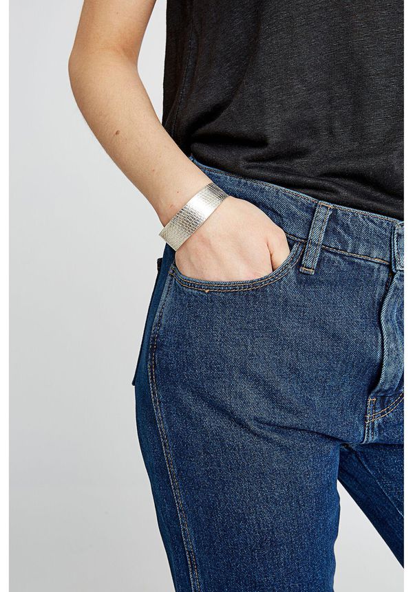 image of Textured Cuff in Silver