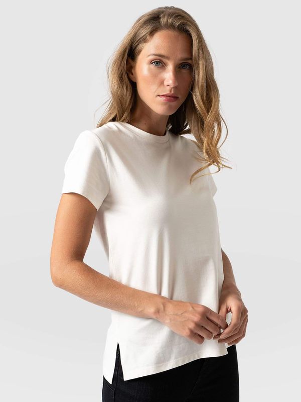 image of Easy Cotton Tee in Cream