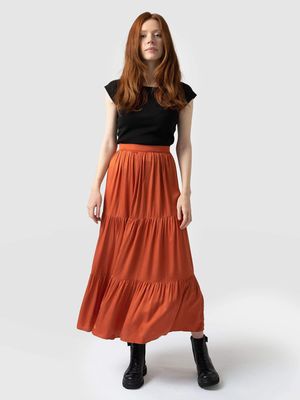 Greenwich Skirt in Amber