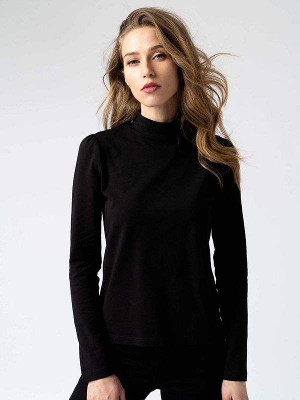 image of Pretty Mock Neck in Black