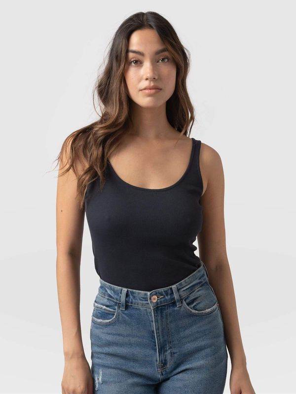 image of Rib Cami in Navy
