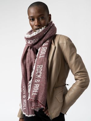 Rock & Roll Scarf in Burgundy