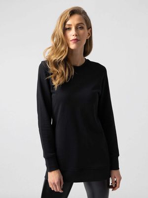 Cotton Sweater in Black