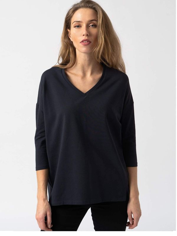 image of V-Neck Sweater in Navy