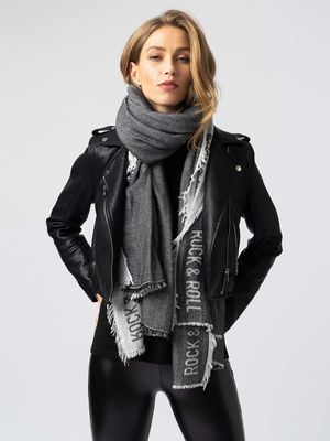 Rock And Roll Scarf in Black