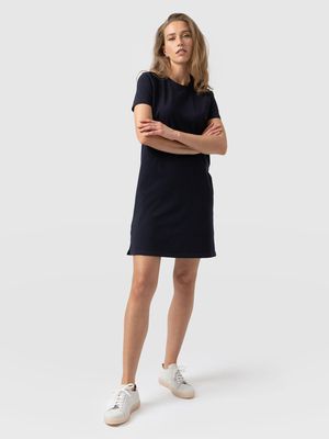 Easy T-Shirt Dress in Navy