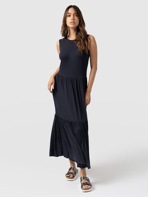 Greenwich Dress in Navy