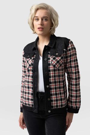 Denim Boucle Jacket