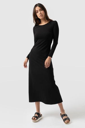 Runway Maxi Dress in Black