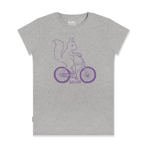image of Ride Wild Tee Ash Marl