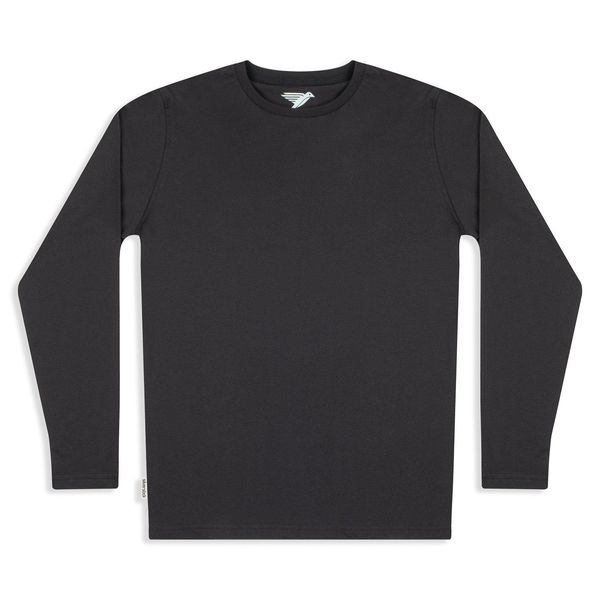 image of Adventure Ls Tee Charcoal
