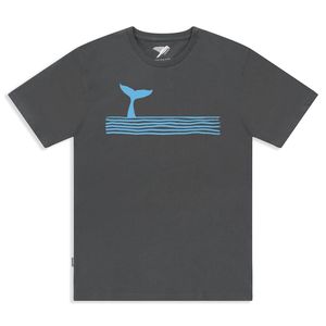 Swim Free Tee in Gun Metal