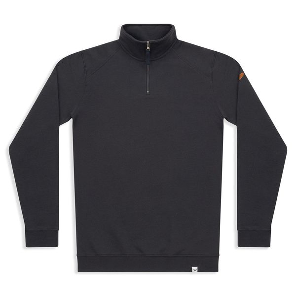 image of Nevis Quarter Zip in Charcoal