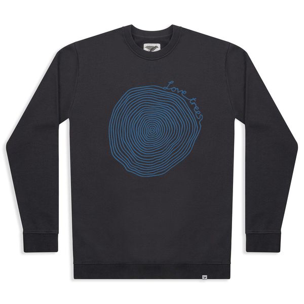 image of Arugam Love Trees Sweat Charcoal