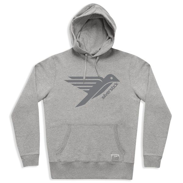 image of Ellerton Logo Hoodie in Ash Marl