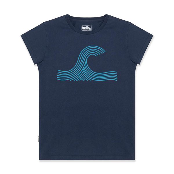 image of Wave Tee Navy
