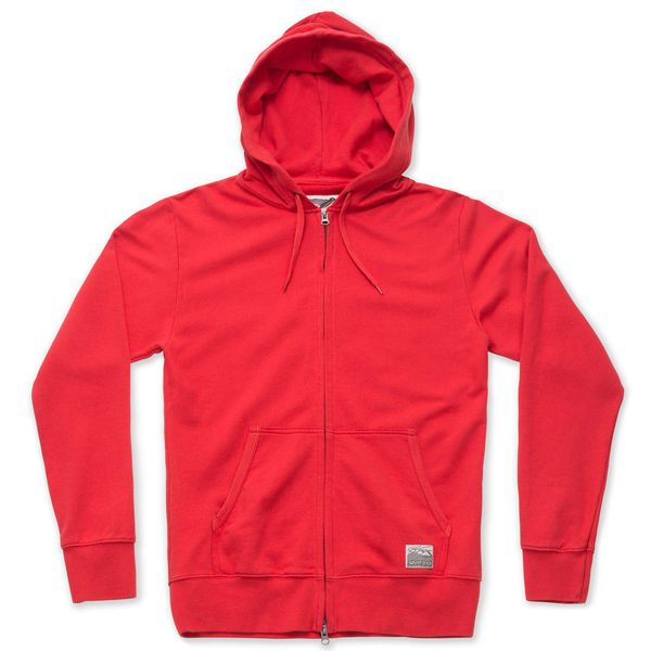 image of Tobias Zip Hoodie Grenadine