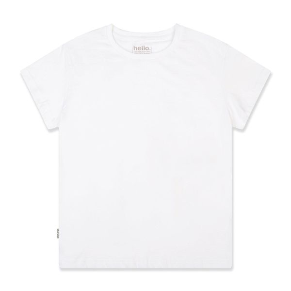image of Adventure Lightweight Boxy Tee in White