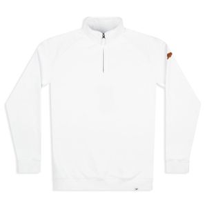 Nevis Quarter Zip in White