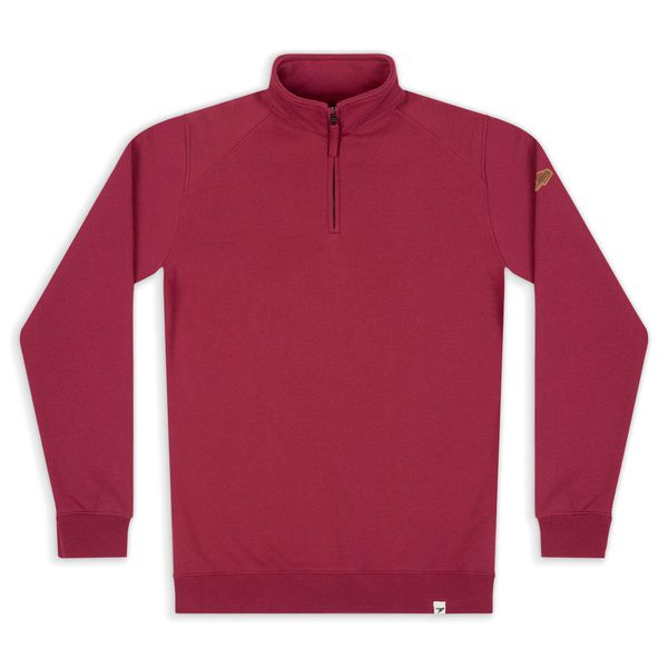 image of Nevis Quarter Zip in Beaujolais